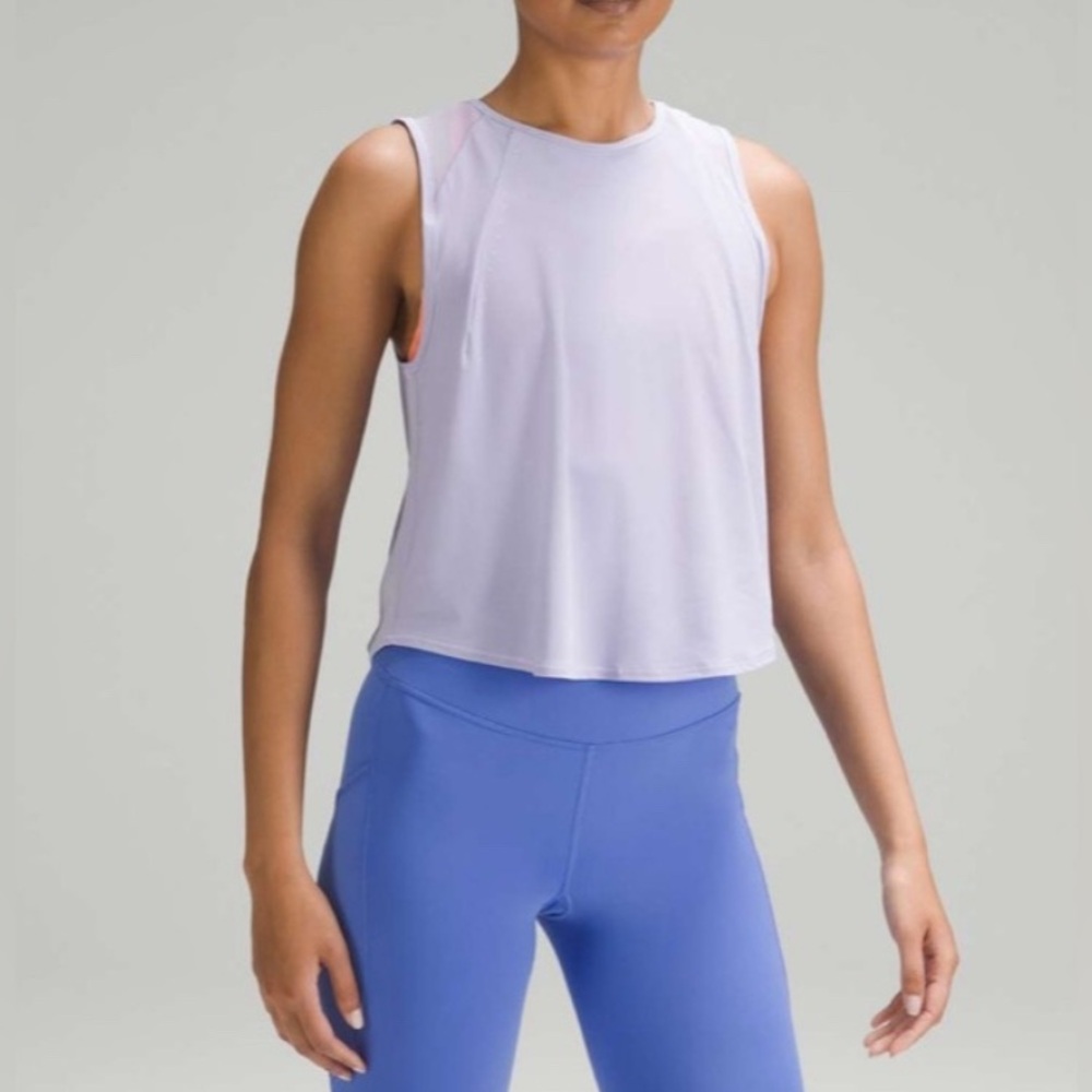 Lululemon Sculpt Crop Tank Lilac
